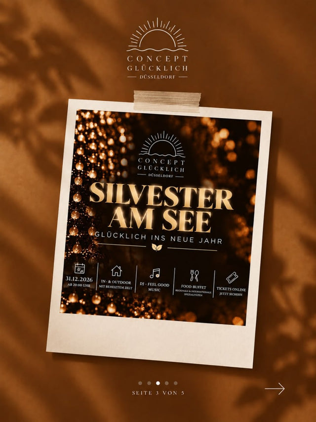 Silvester am See - Eventposter